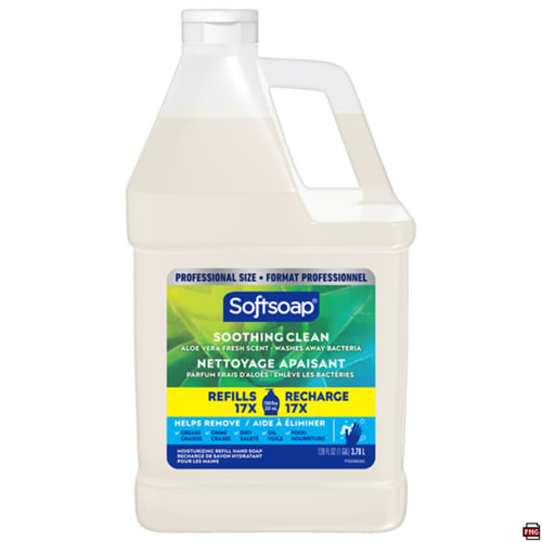 Softsoap Soothing Aloe Vera Liquid Hand Soap, Gallon Refill